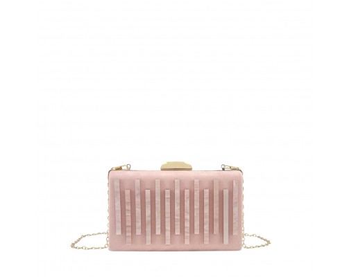 Bolso Clutch Efecto Ante